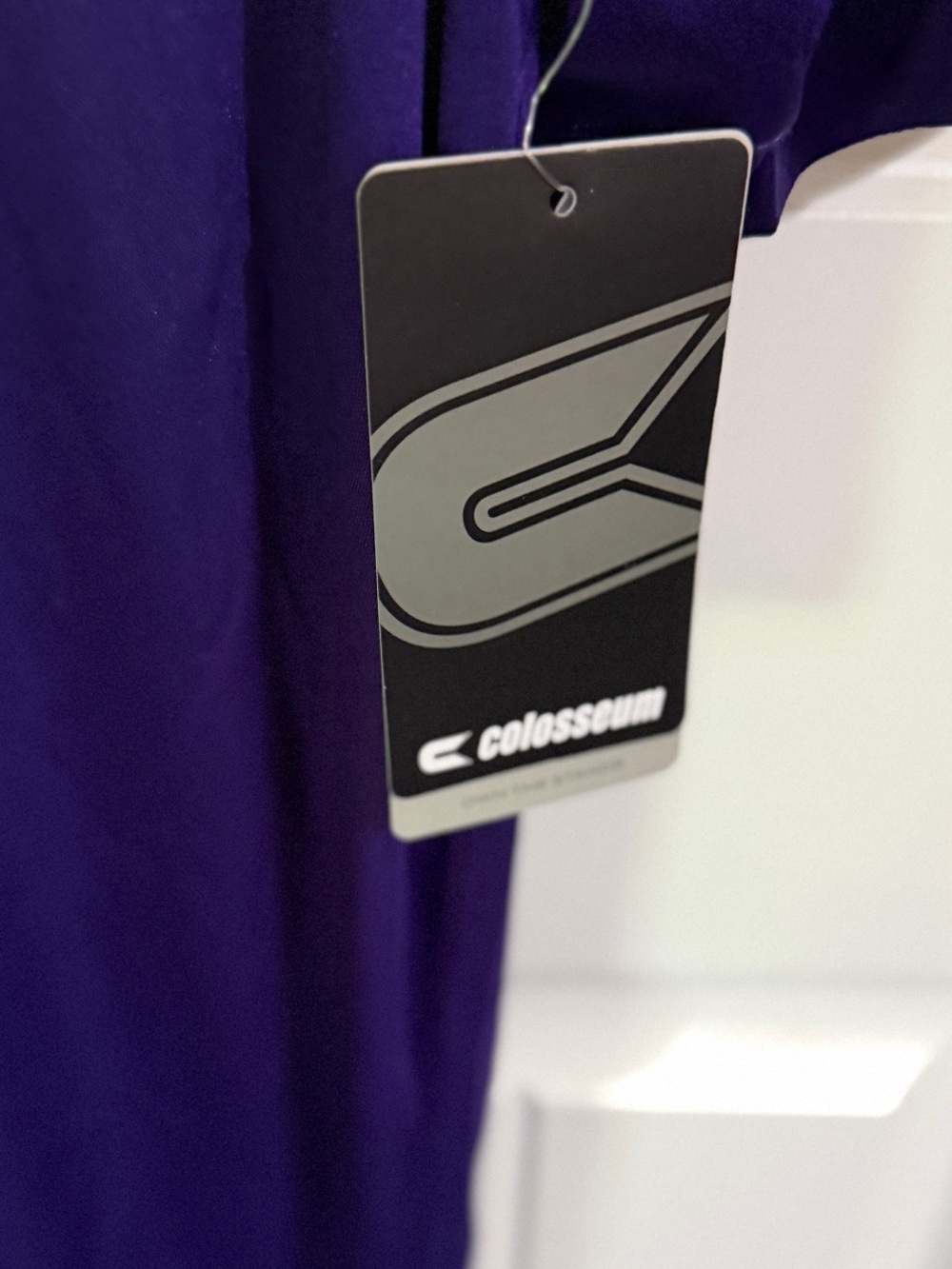 Colosseum LSU Purple Polo with Gold Accents - Picture 4 of 5